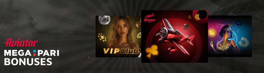 Megapari India - Available Bonuses for Aviator Players